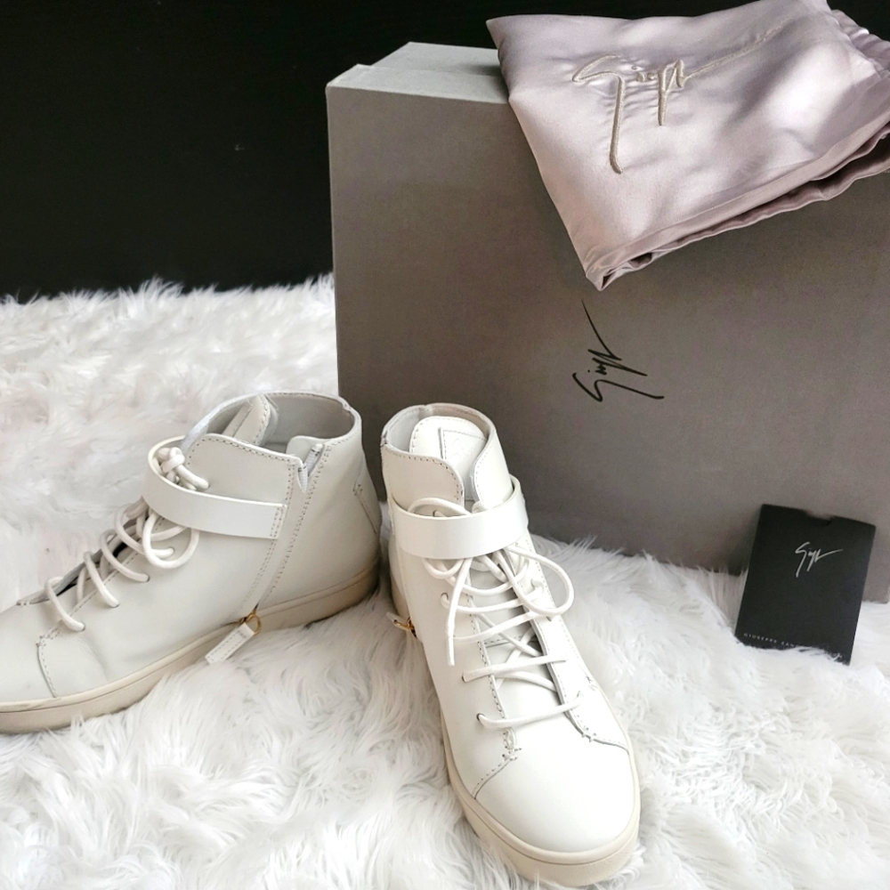Giuseppe Zanotti Sneakers Size 8.5 in White